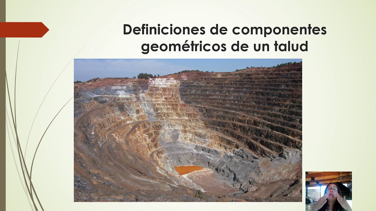 Diseño de ángulos de talud en minería a cielo abierto video