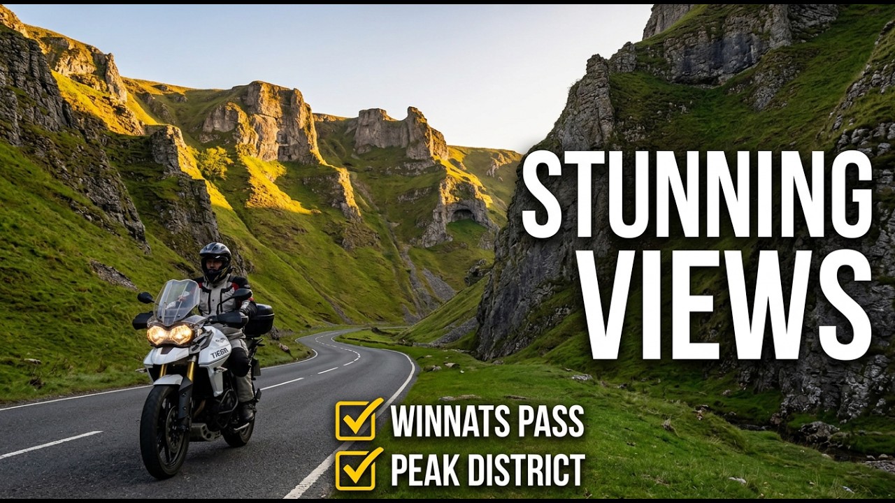 Winnats pass motorcycle ride