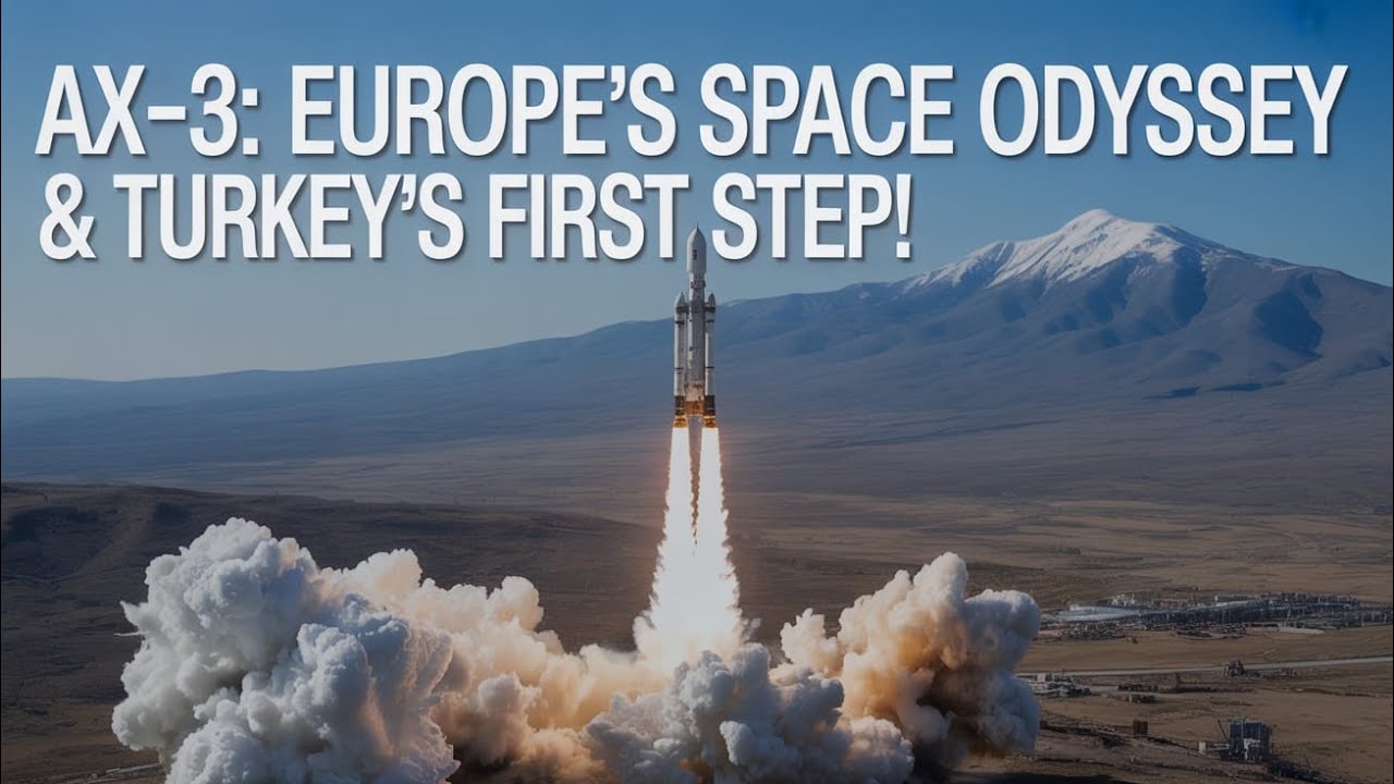 Ax-3: Europe's Space Odyssey & Turkey's First Step! | Axiom Space | Turkish Astronaut | ISS