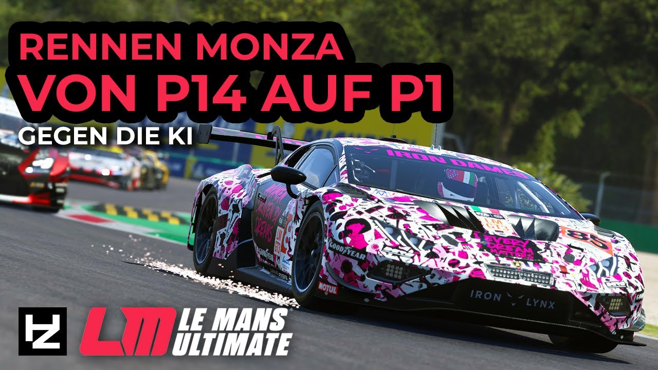 Le Mans Ultimate | Rennen von P14 auf P1 | Lamborghini Huracan GT3 | Monza