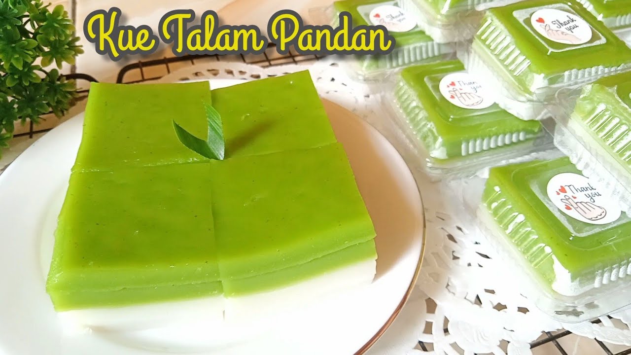 CARA MEMBUAT KUE TALAM PANDAN YANG SUPER LEMBUT & WANGI