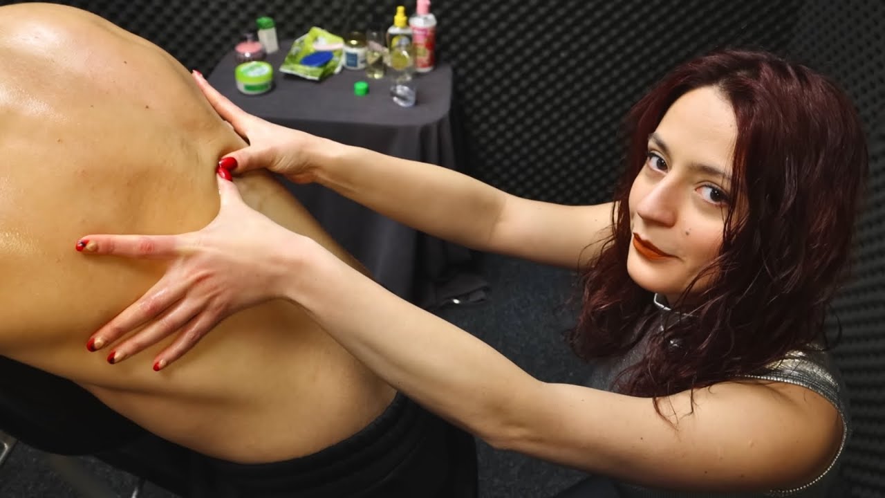 ASMR CHAIR MASSAGE - Miss Melek Therapy