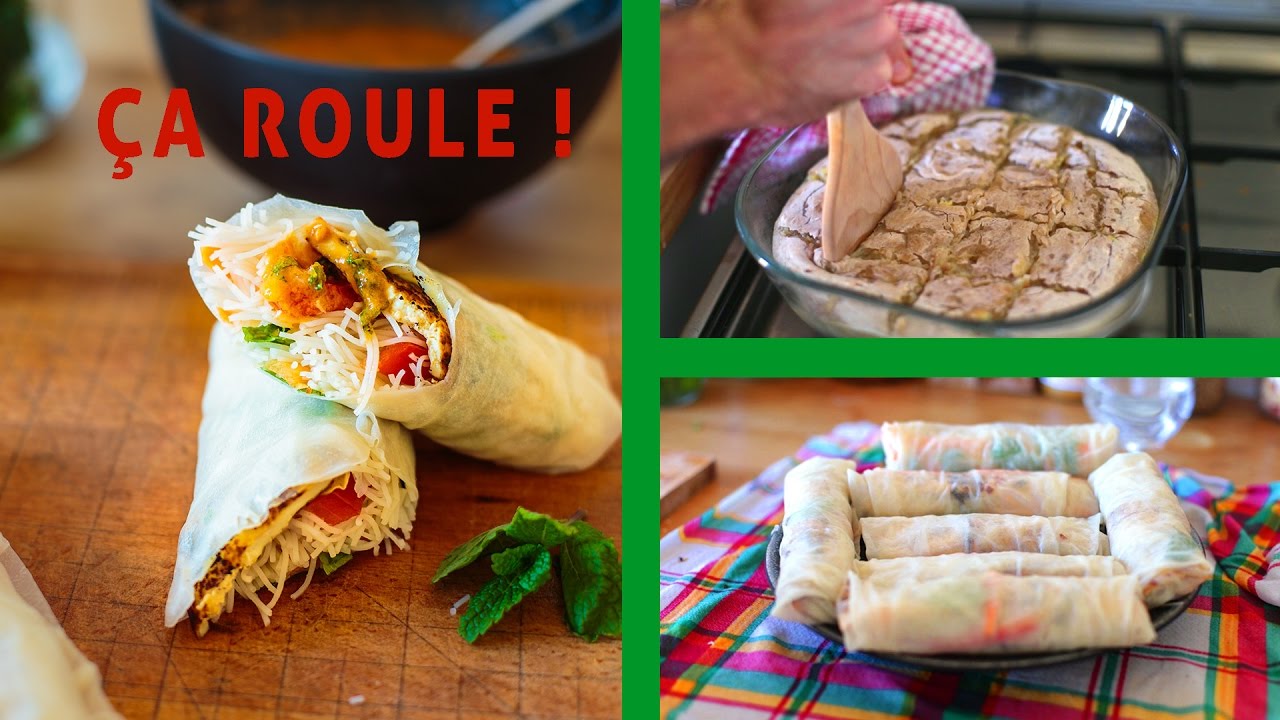 Semaine végétalienne - Jour 4 : Rouleau de printemps, poé à la banane et sortie