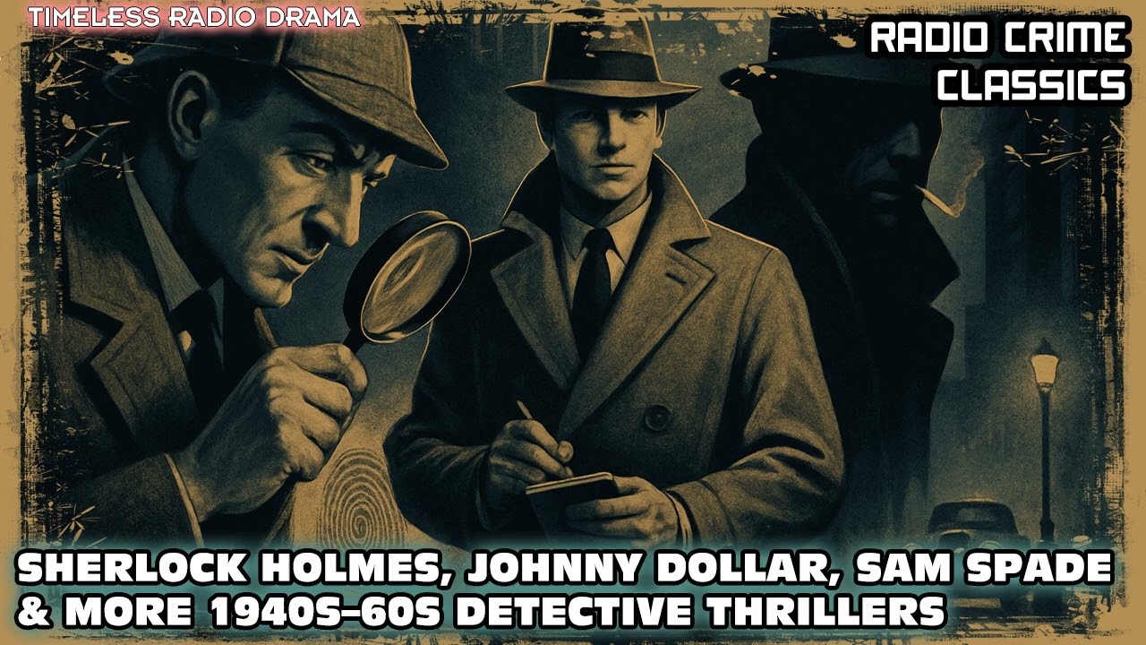 Sherlock Holmes, Johnny Dollar, Sam Spade & More 1940s&ndash;60s Detective Thrillers |Radio Crime Classics