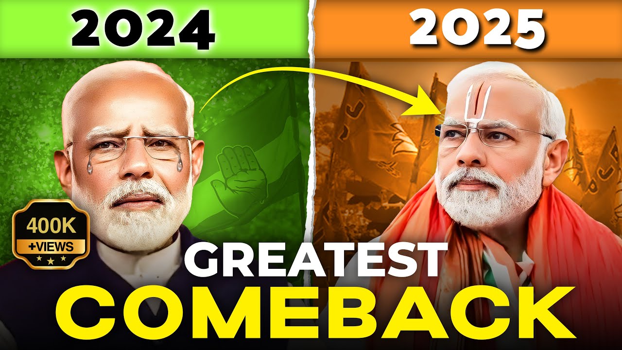 How Modi BOUNCED BACK after Lok Sabha Downfall?