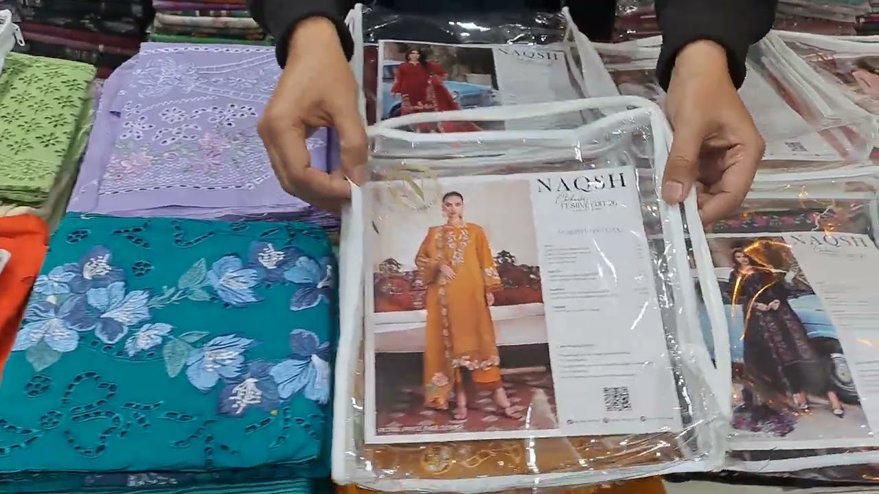 Naqsh eid collection |Fully embroidered lawn 3pc collection |Embroidered net and fancy duppata |