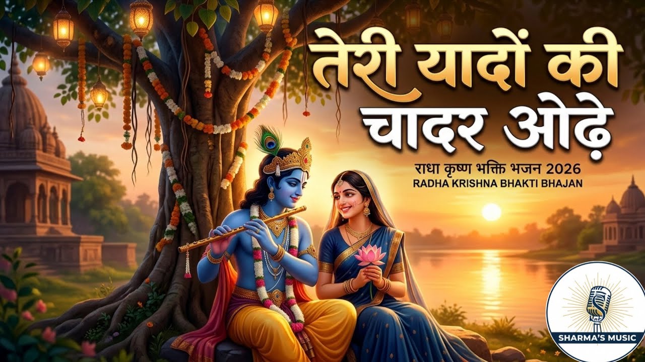  तेरी यादों की चादर ओढ़े।। Radha Krishna bhajan #radharani #bhakti #krishnabhajan 
