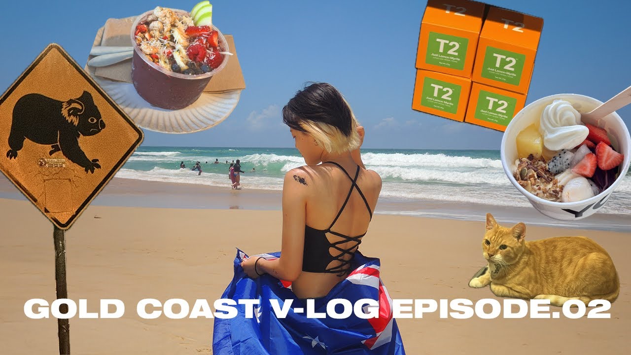 [KOR/ENG] VLOG 호주🇦🇺 골드코스트 단기해외연수 브이로그 EPISODE.02 | 서퍼스 파라다이스🌊 | 쇼핑센터🛍️ | 필 힐 공원🌳 | Yo-chi🥣