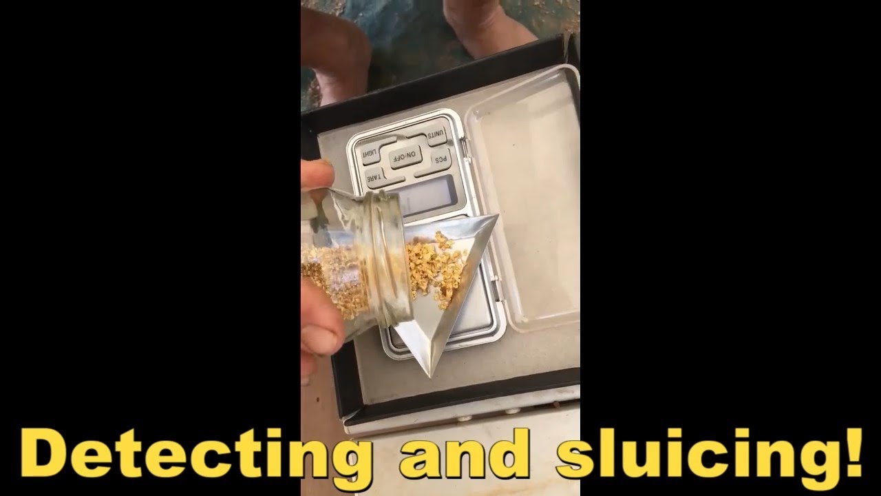 Small Scale Gold Mining, Sluicing the Nugget patch!