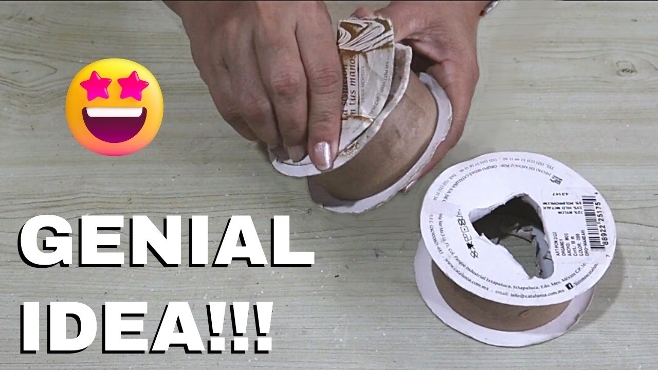🤩NO LO CREERAS!!! ...GENIAL IDEA CON TUBOS DE CARTON / CRAFTS WHIT CARDBOARD TUBES