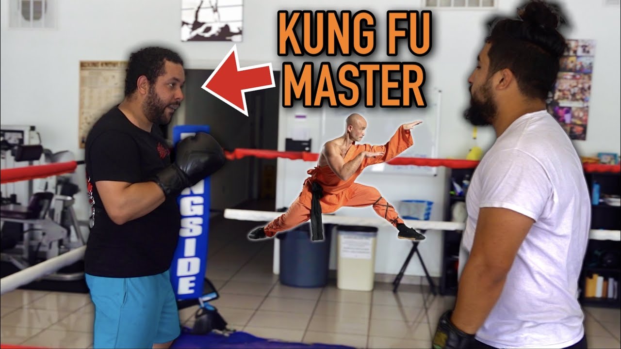 KUNG FU MASTER PULLS UP AT A BOXING GYM!!! | *Hard Sparring