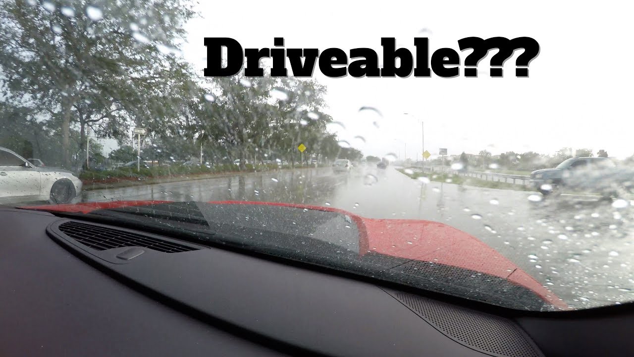 I drove my ZL1 in the rain on Toyo R888R's...