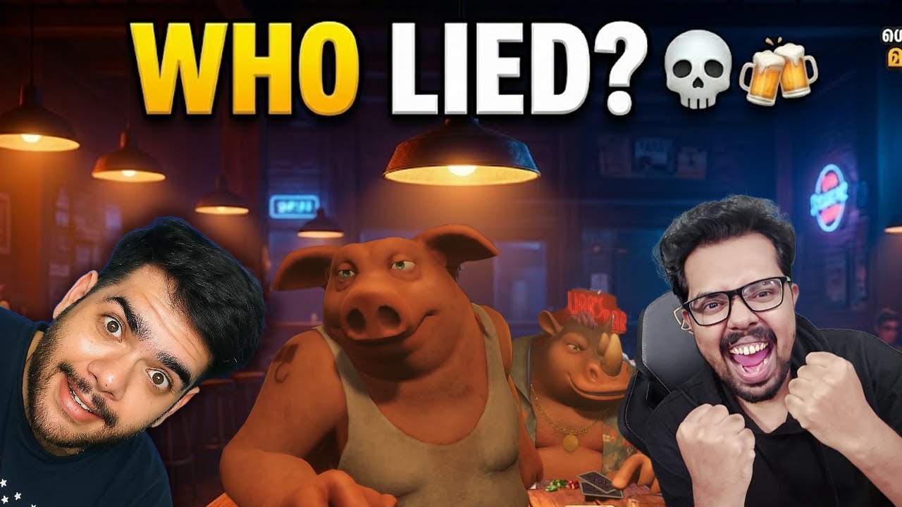 EVERYONE LIED… AND IT ENDED IN CHAOS 💀🍻 | Liar’s Bar Malayalam Gameplay