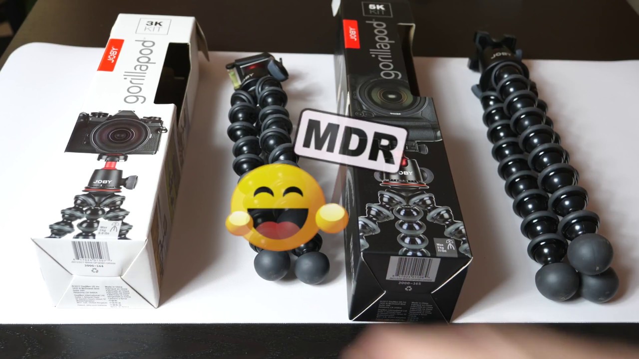 Gorillapod 3K VS Gorillapod 5K - Video unique en Fran&ccedil;ais ✌️