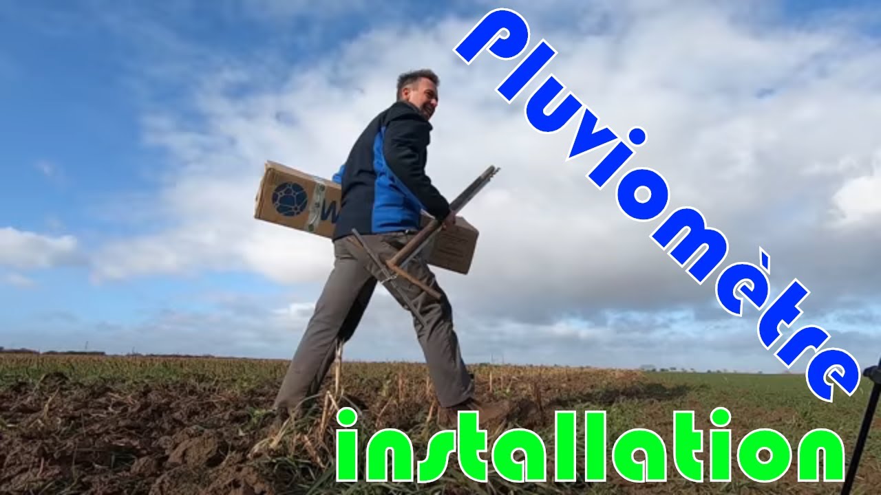 💦Installation d'un pluviomètre connecté📡