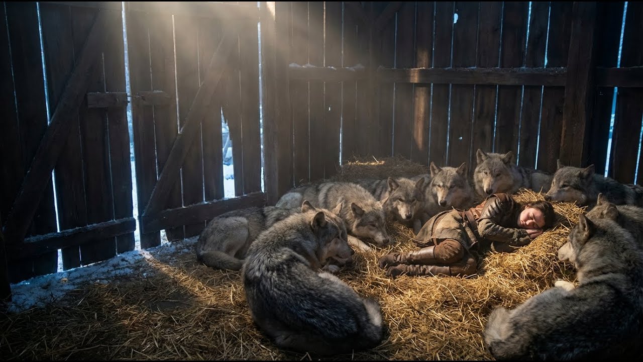 Rejected Omega Found Shelter in a Barn — By Morning, Ten Wolves Slept Around Her Like a Nest