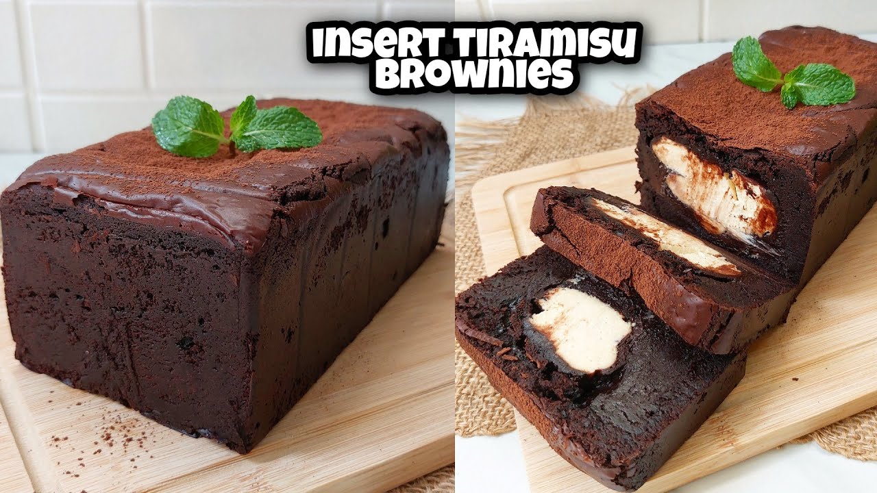 BIKIN BANYAK ORANG PENASARAN!! INSERT TIRAMISU BROWNIES VIRAL!! NYOKLAT,  CREAMY, CHEESE..