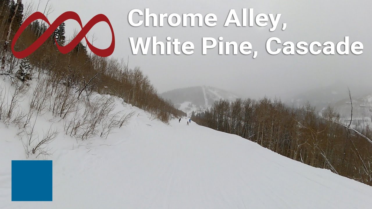 Park City (Canyons) - Chrome Alley to White Pine to Cascade