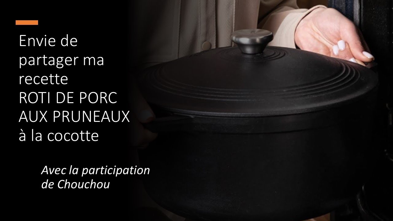 Envie de partager ma recette Rôti de porc aux pruneaux avec la participation de chouchou