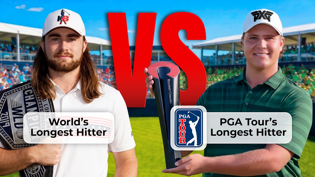World's Longest Hitter vs. PGA Tour&rsquo;s Longest Hitter