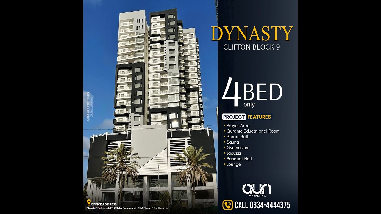 Apartment For Sale 4 Bedrooms Clifton Karachi