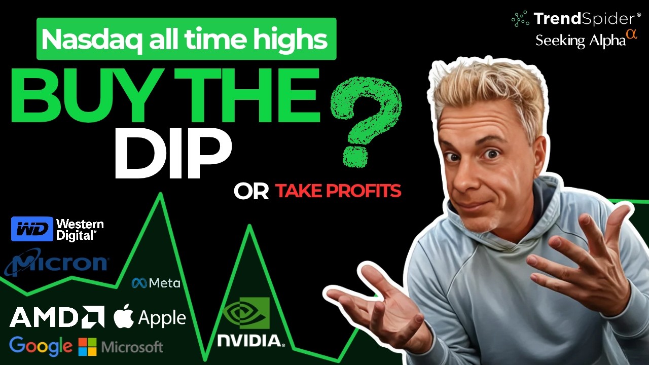 🚀 Nasdaq Hits All-Time Highs&mdash;Buy the Dip or Take Profits? | QQQ, WDC, MU, META, NVDA & AI Stocks