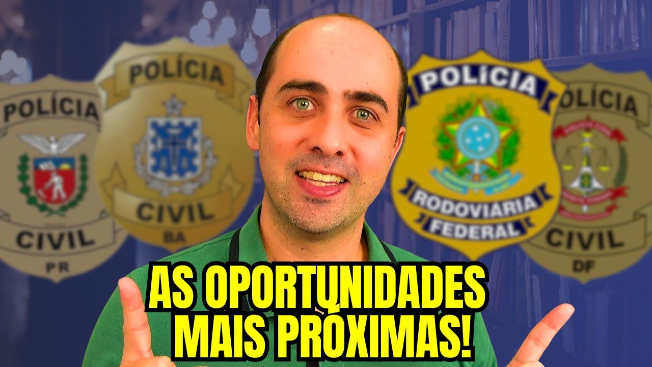 Situação dos concursos da Polícia Civil (e federais) - Fevereiro de 2026