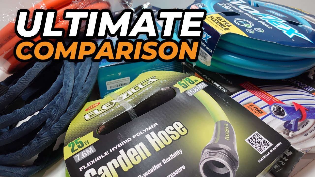 RV Water Hose Comparison // zero-G vs Flexzilla vs SmartFlex vs Kohree vs Camco EvoFlex vs YGJT