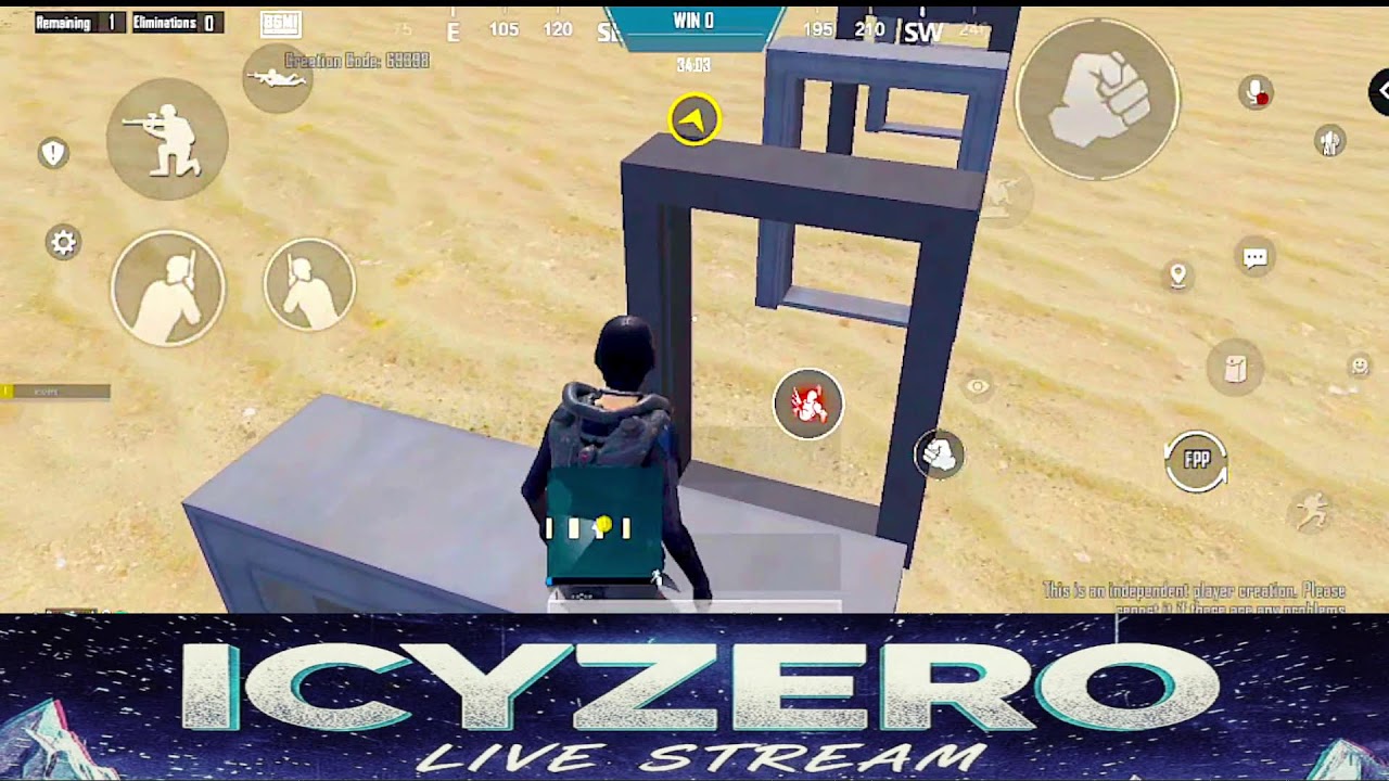 Live streaming bgmi wow parkour 69398 full parkour completed in 30 minutes Bhai🔥🔥🔥