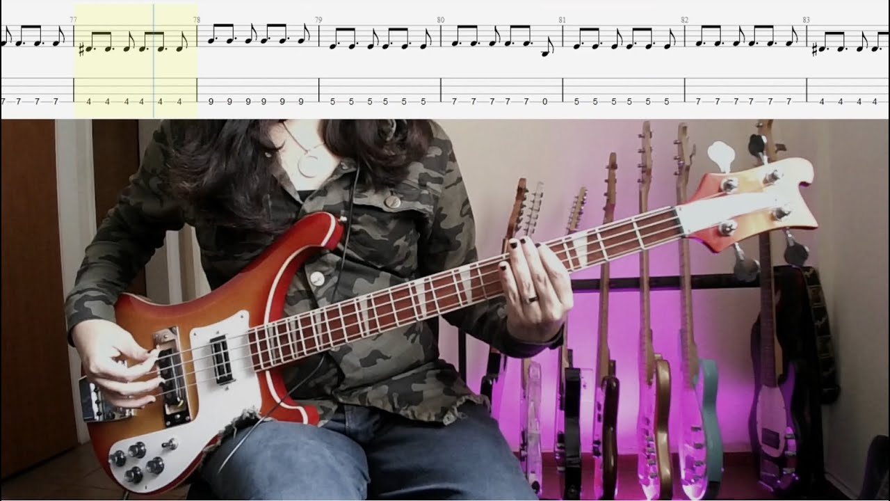 envy - Swaying Leaves and Scattering Breath (Bass Cover With Tabs)