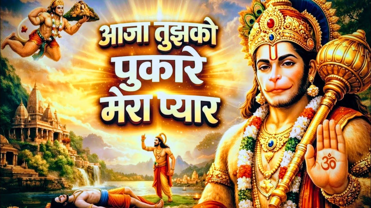 🎵Aaja tujhko pukare Mera pyar 🎵 filmi tarj main Hanuman bhajan 🎵 फिल्म- नील कमल #bhakti 