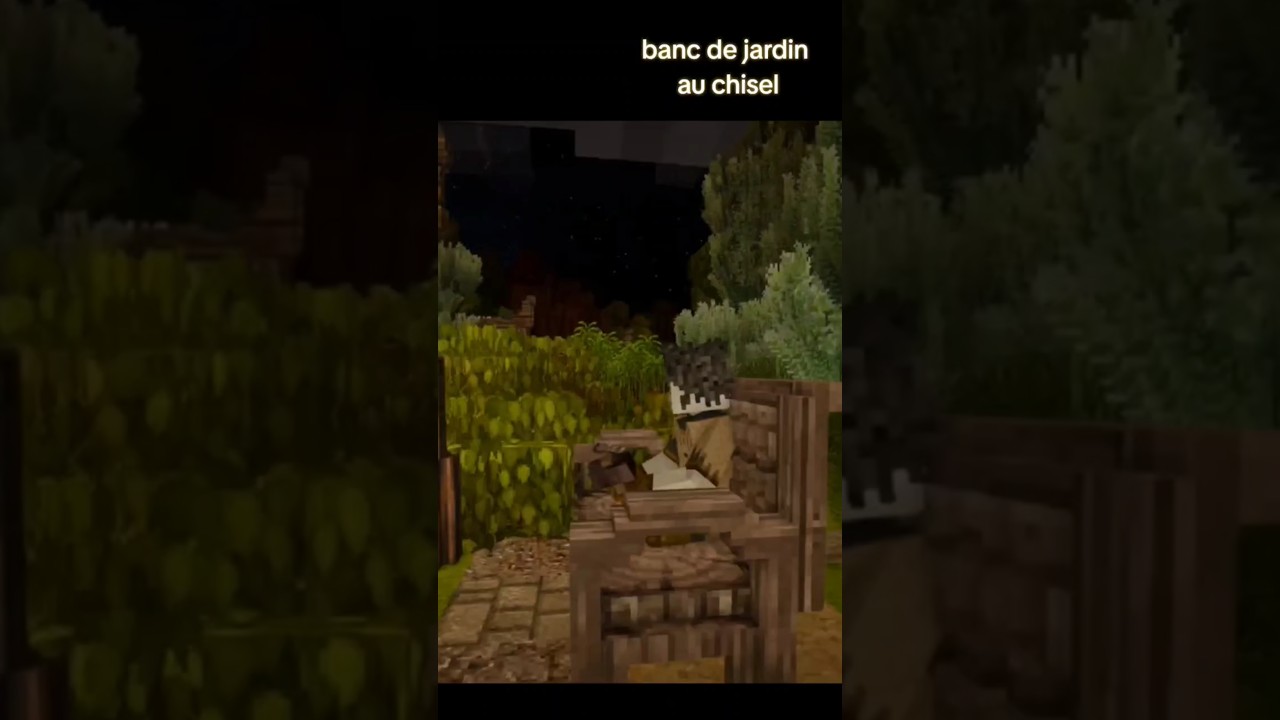 Chisel vintage Story banc de jardin #chef_langoustin #gaming #vintagestory #streamer