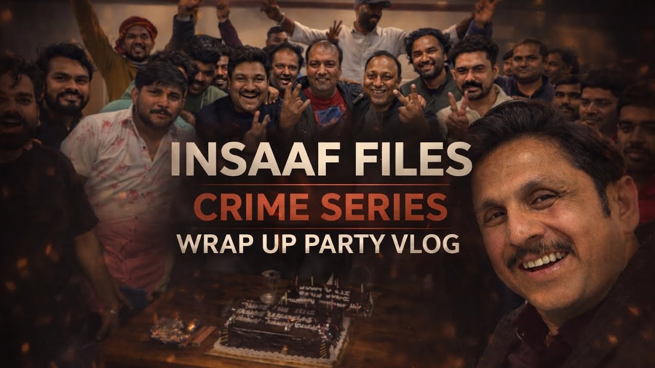 INSAAF FILES Wrap Up Party VLOG | Ravi Sudha Chaudhary | Crime Series