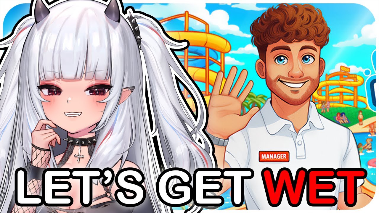 This Game is SO STRESSFUL I Can't BREATHE l Waterpark Simulator 1