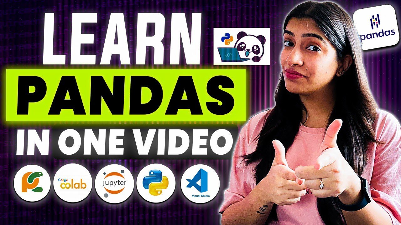 Python Pandas in One Hour | Crash Course for Beginners | You need to know this for ML, GenAI
