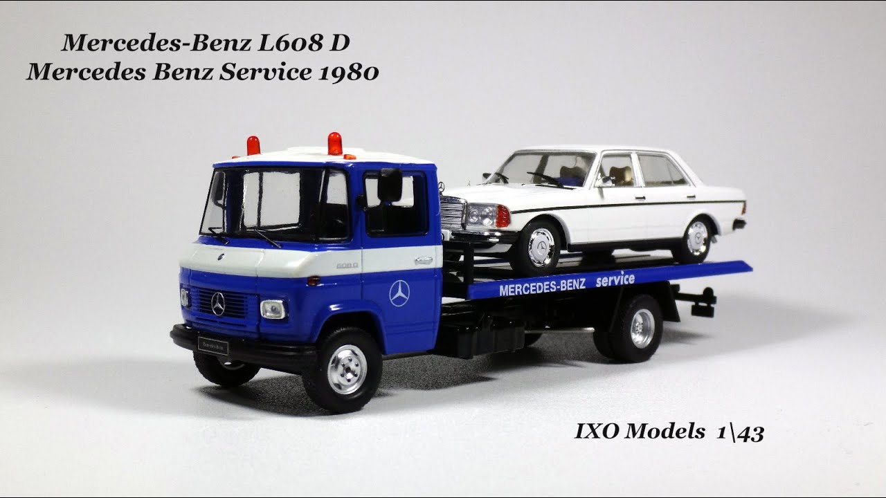 Mercedes Benz L608 D Mercedes Benz Service 1980 (IXO Models) 1\43