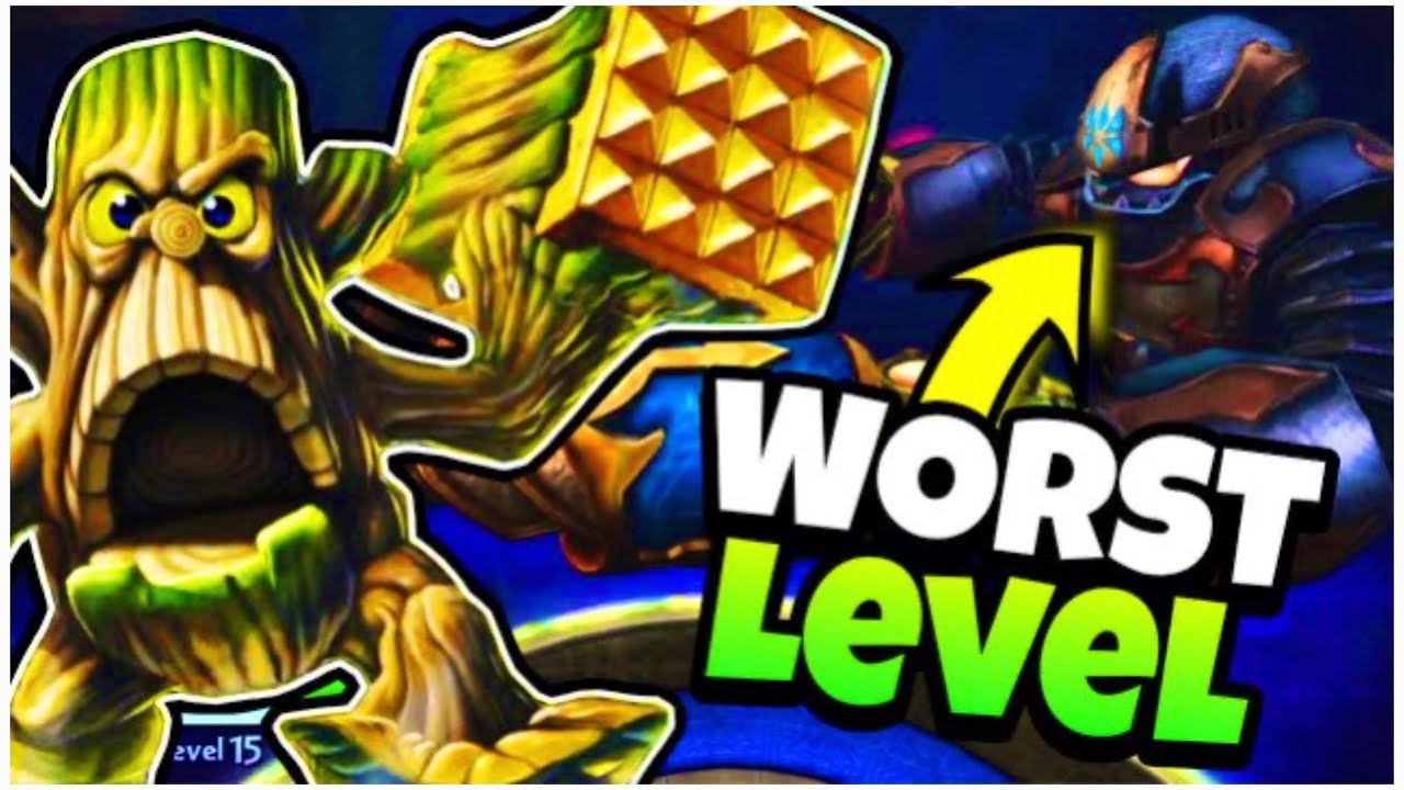 Финальные уровни SKYLANDERS отсортированы от ХУДШЕГО к ЛУЧШЕМУ