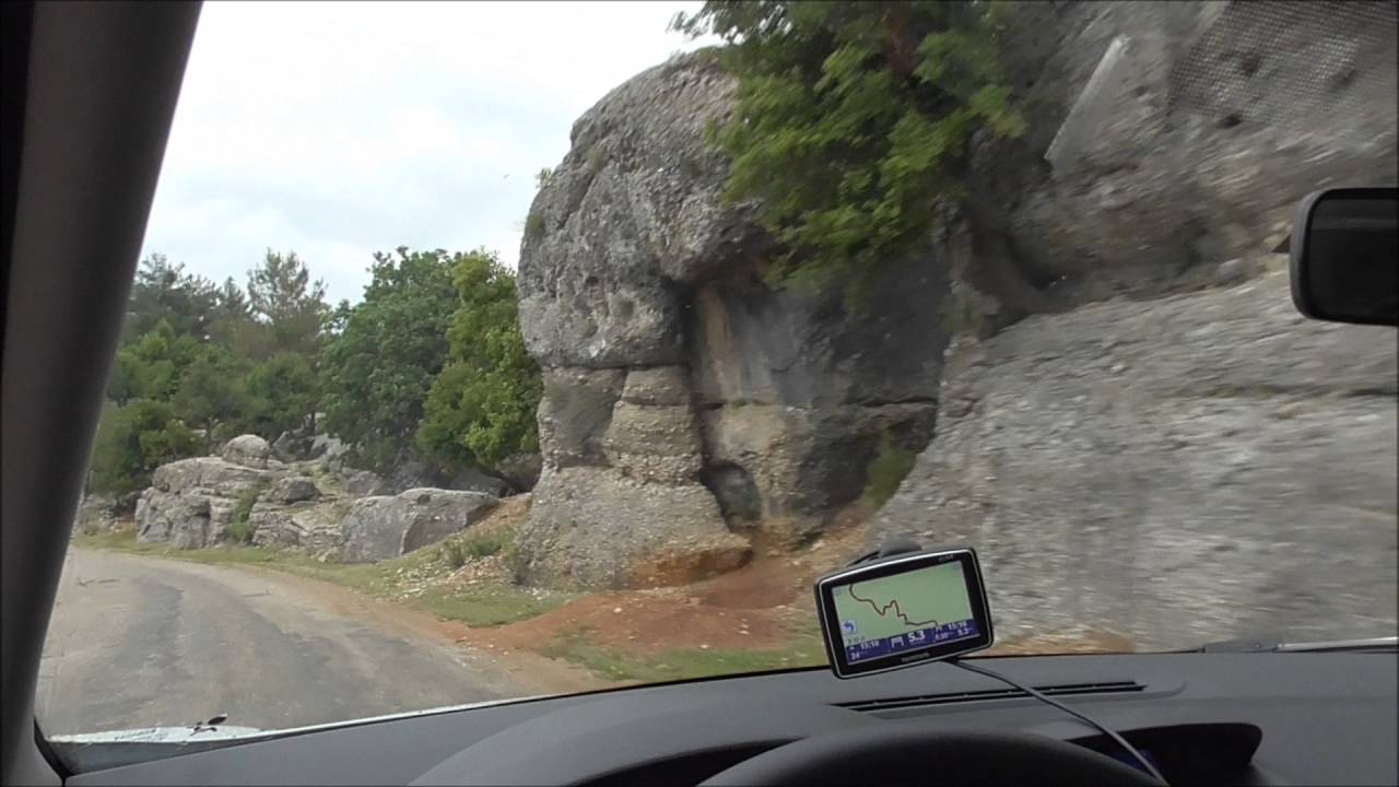 Mountain road to Selge in K&ouml;pr&uuml;l&uuml; Canyon, Turkey