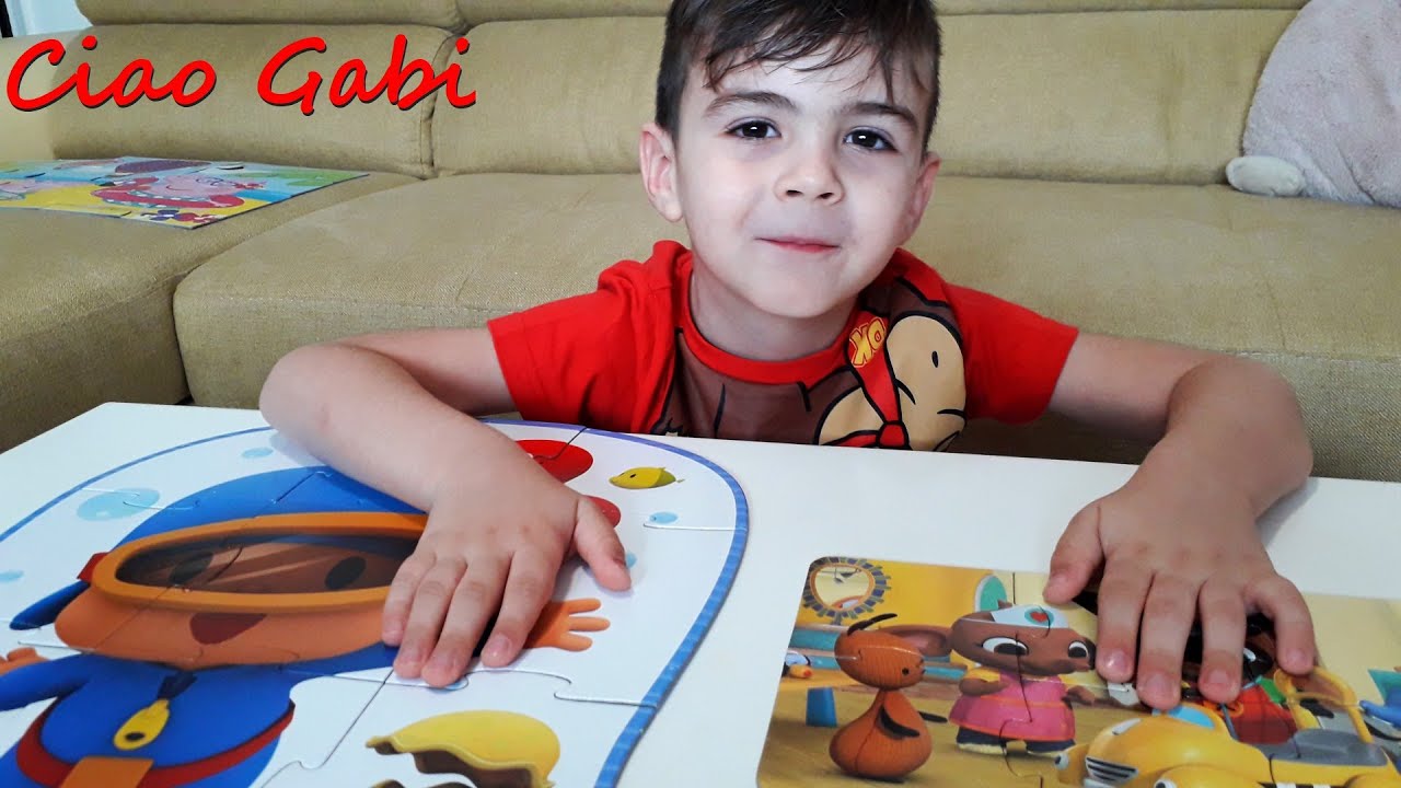 PUZZLE-Facciamo insieme i puzzle di Bing,Peppa Pig e Pocoyo-Ciao Gabi