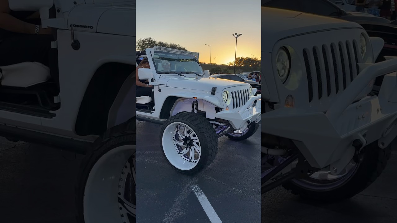 Jeep Wrangler on Forgiato wheels #pressureseason #bigwheels #ridingbig