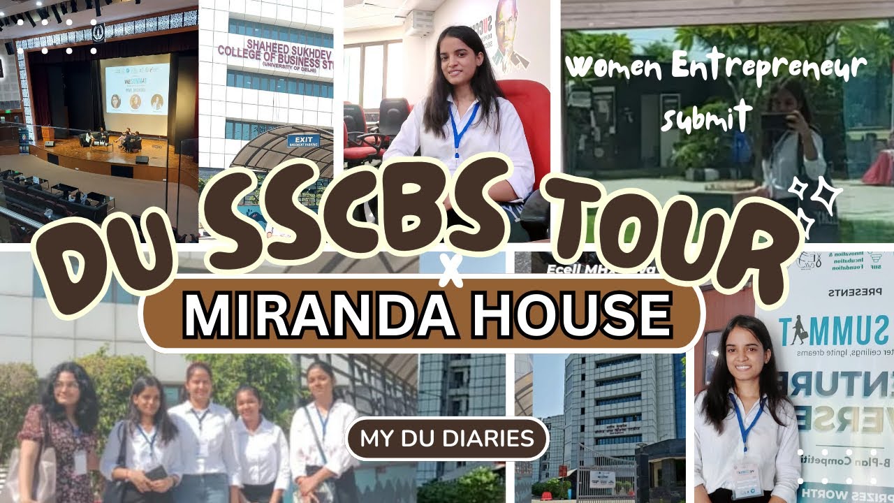 DU College Tour SSCBS x Miranda House Event vlog🔥 | Delhi University College Vlog Shaheed sukhdev