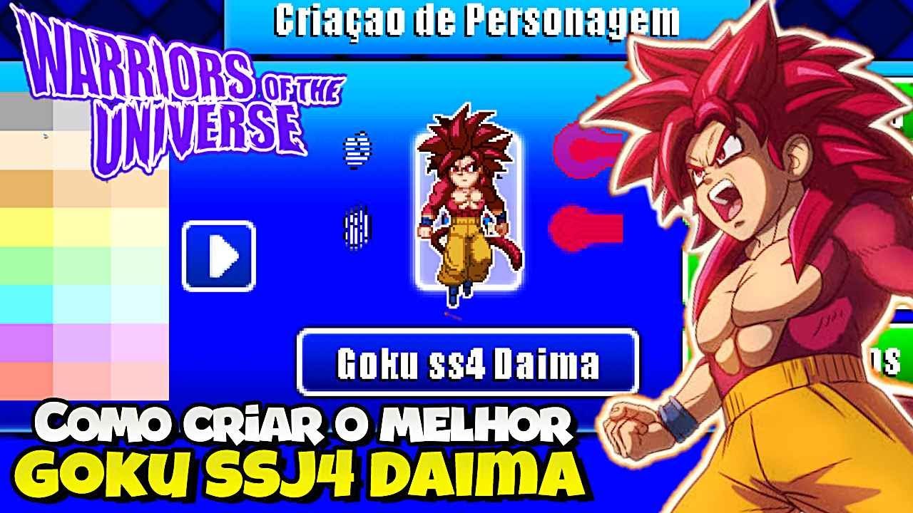 WOTU! COMO CRIAR A MELHOR FORMA SSJ4 DAIMA!