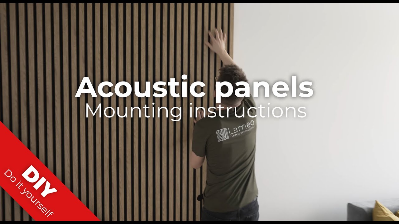 How to install acoustic panels? ❓ Assembly instructions 🔨 - Lameo