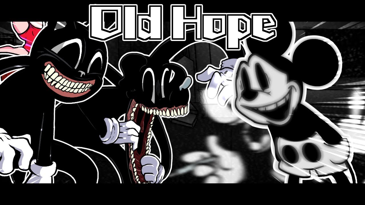 Old Hope / Dead Hope but Cartoon Cat & Cartoon Dog and Happy Mouse sings it! (FNF Cover)