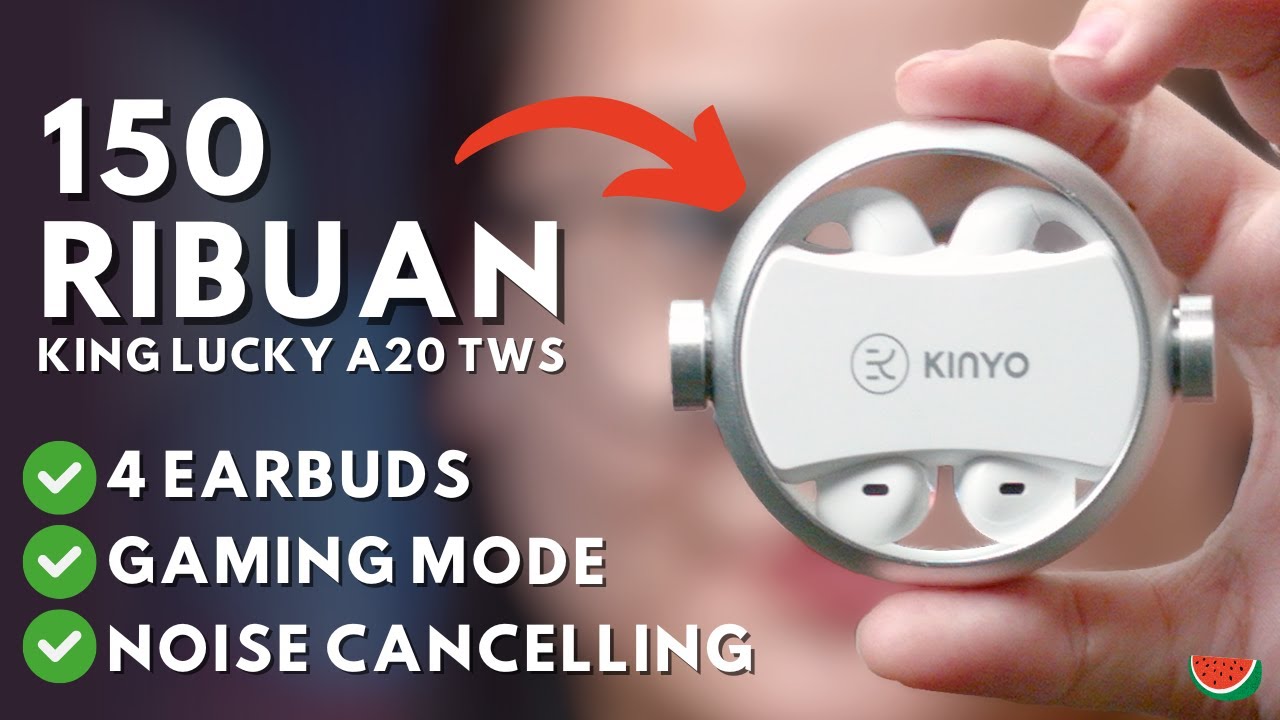 REVIEW TWS KINGLUCKY A20 || TWS Unik 2in1