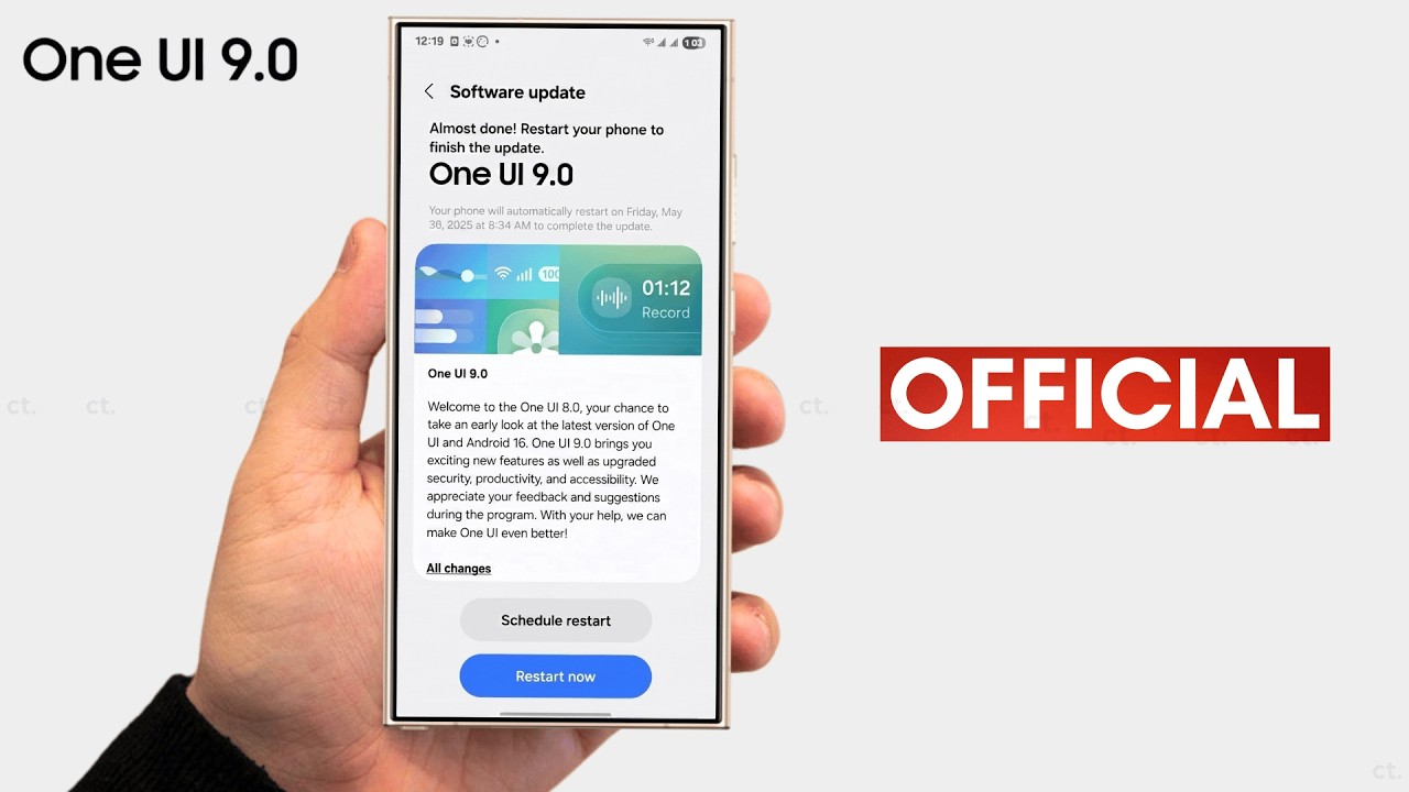 Samsung One UI 9.0 Android 17 &mdash; ОФИЦИАЛЬНЫЙ СЮРПРИЗ!