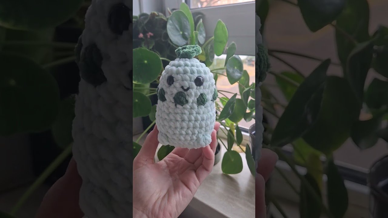 crochet chikorita pokemon #pokemon #crochet