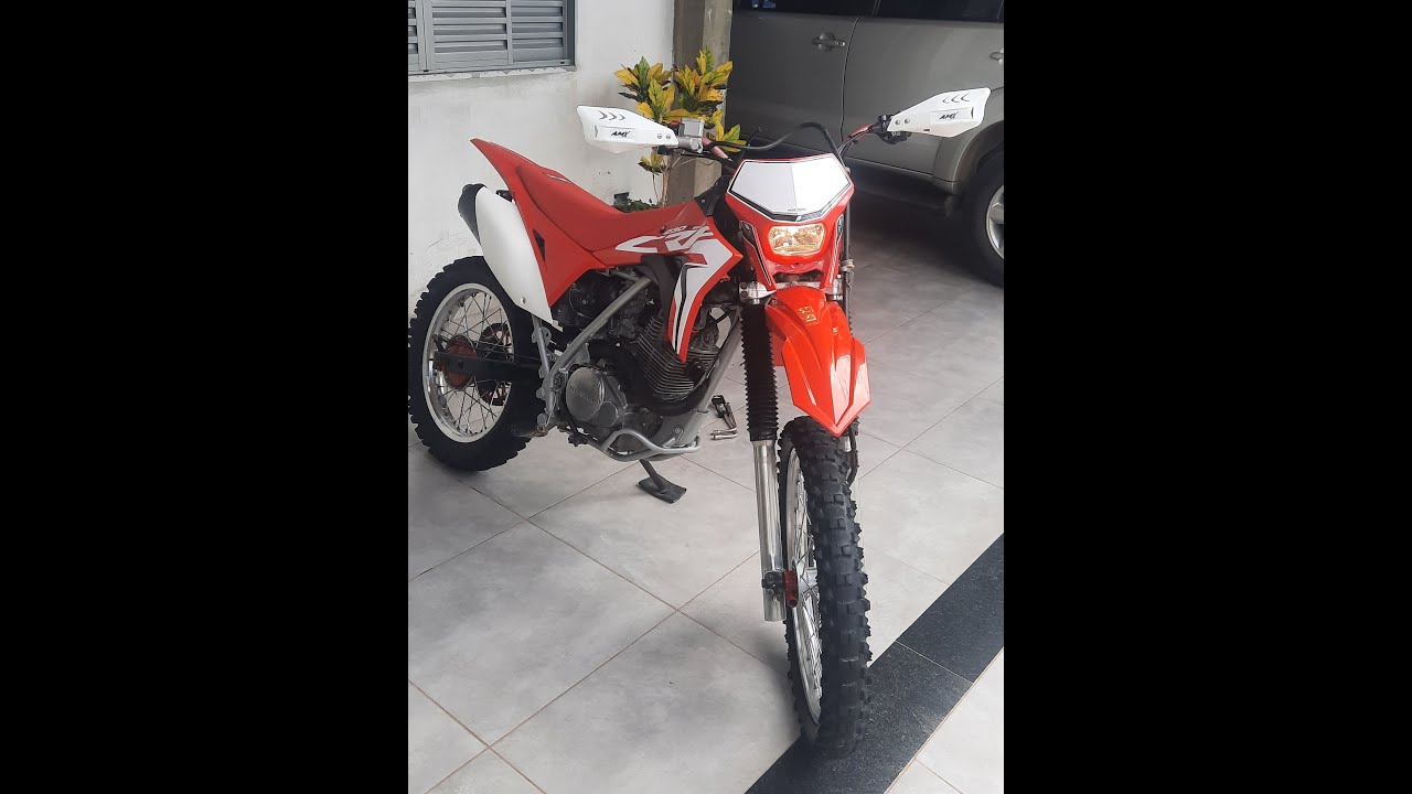XR 200 com Roupa de CRF passo a passo 2021