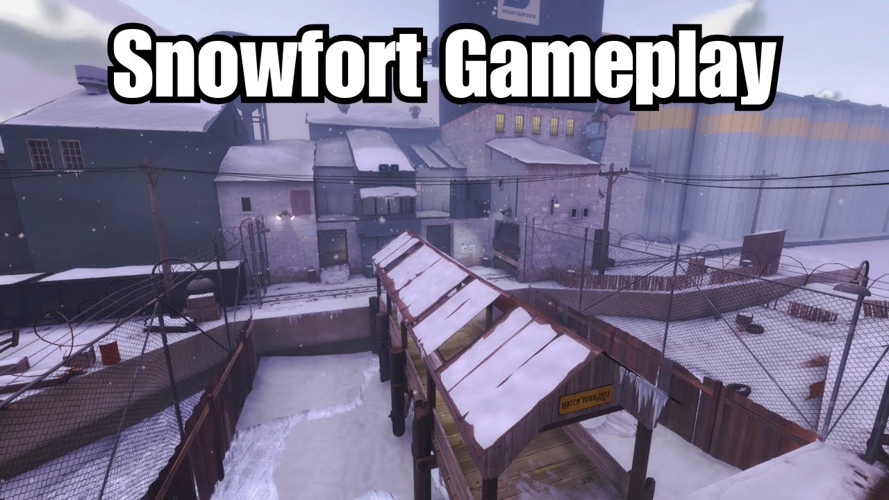 Team Fortress 2 Snowfort Scout Gameplay (2Fort)
