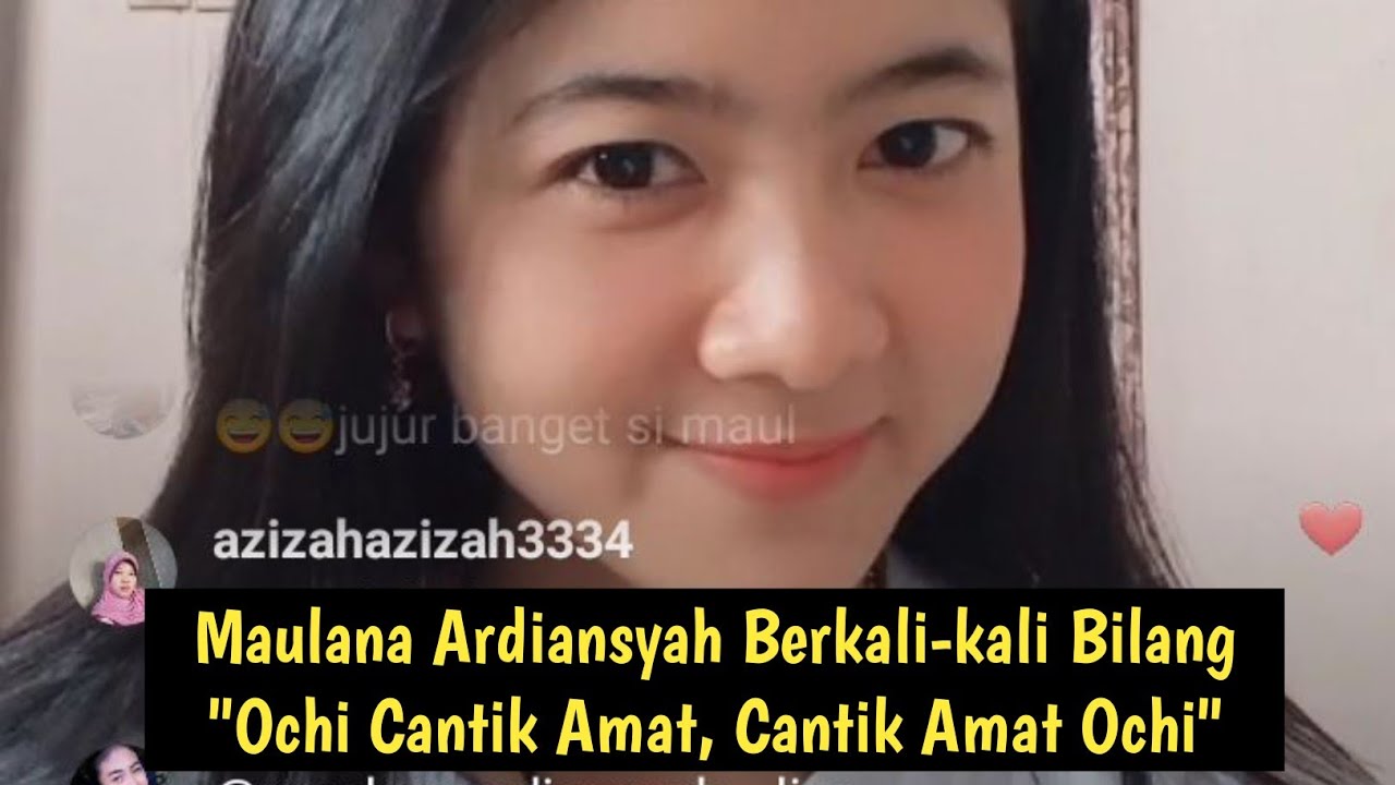OCHI ALVIRA LIVE IG SAMBIL VIDEO CALL AN SAMA MAULANA ARDIANSYAH #maulanaardiansyah #ochialvira